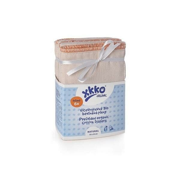 xkko Prefolds BioBaumwolle Infant