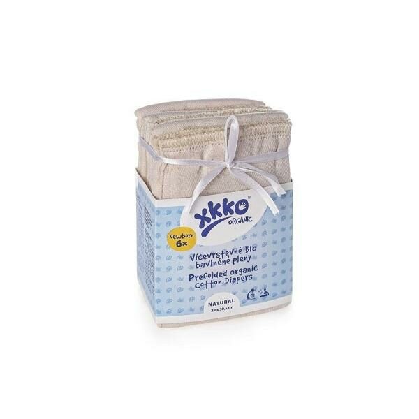 xkko Prefolds BioBaumwolle Newborn