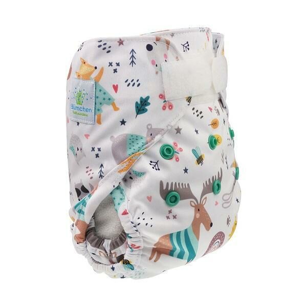 Blümchen Neugeborenenüberhose (3-6 kg)