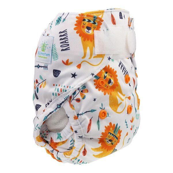 Blümchen Neugeborenenüberhose (3-6 kg)