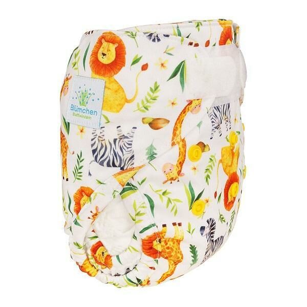 Blümchen Neugeborenenüberhose (3-6 kg)