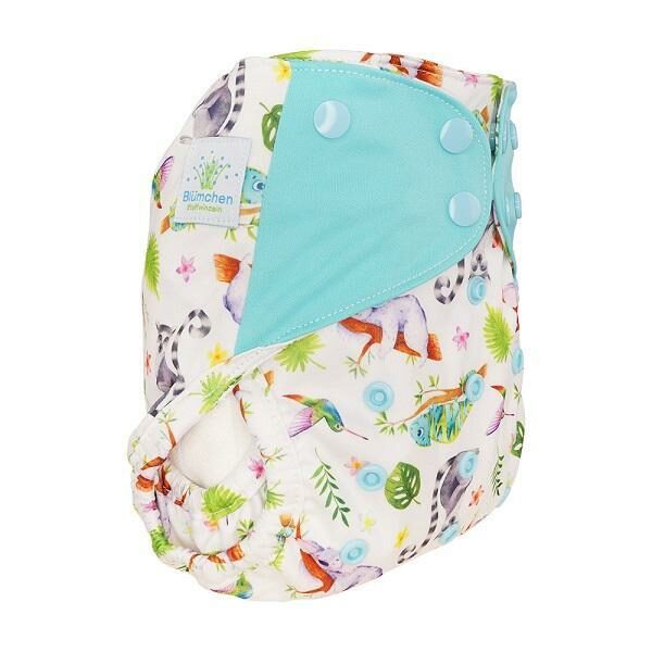 Blümchen Überhose OS (3,5-16 kg) Druck