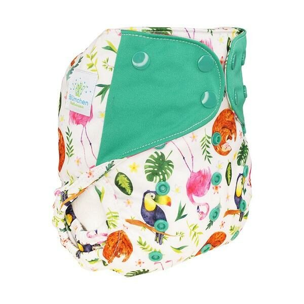 Blümchen Überhose OS (3,5-16 kg) Druck