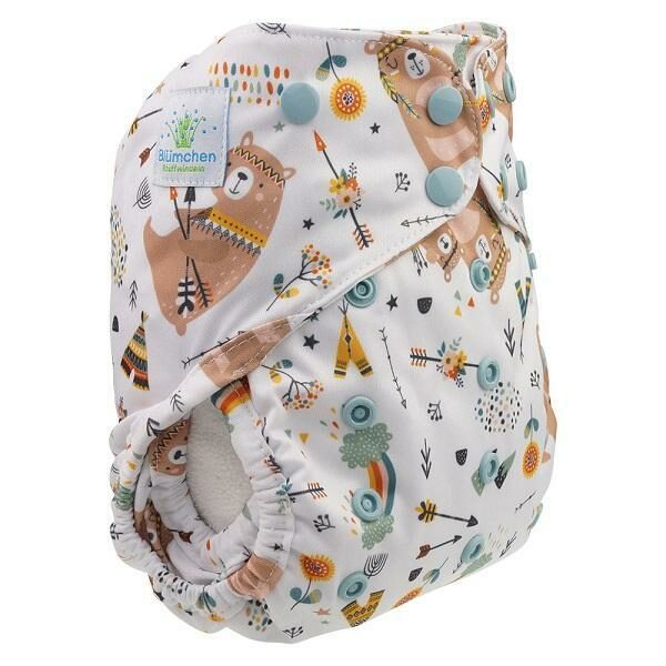 Blümchen Überhose OS (3,5-16 kg) Druck