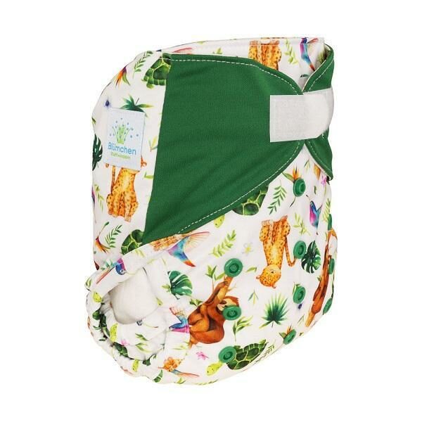Blümchen Überhose OS (3,5-16 kg) Klett