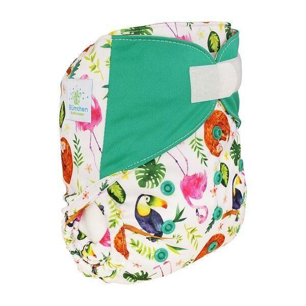 Blümchen Überhose OS (3,5-16 kg) Klett