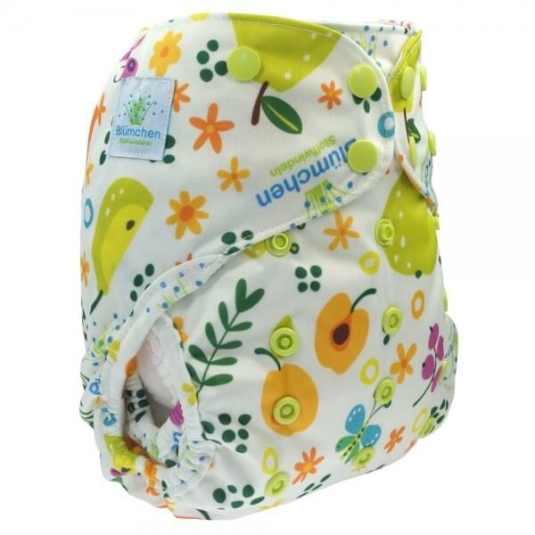 Blümchen 2in1 Überhose Gr. OS (3-16 kg)