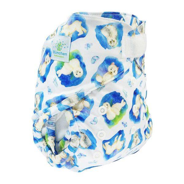 Blümchen Überhose OS (3,5-16 kg) Klett