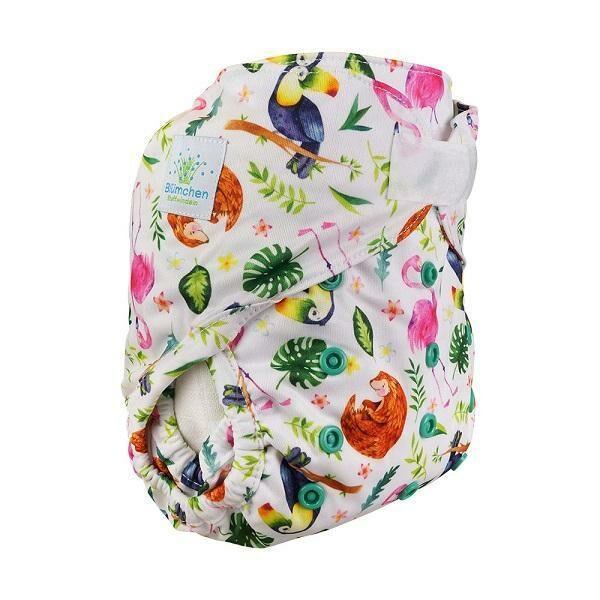 Blümchen 2in1 Überhose Gr. OS (3-16 kg)