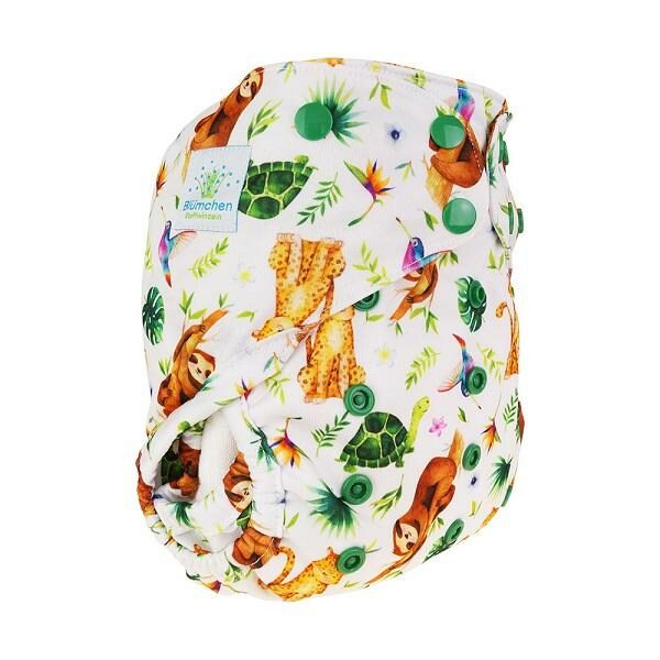 Blümchen 2in1 Überhose Gr. OS (3-16 kg)
