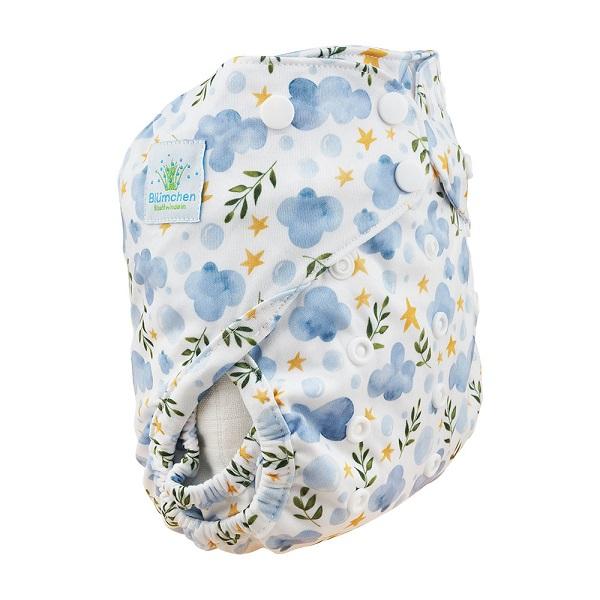 Blümchen Überhose OS (3,5-16 kg) Druck
