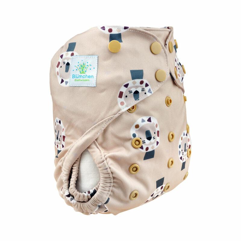 Blümchen Prefoldüberhose OneSize