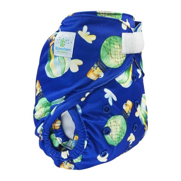 Blümchen Überhose OS (3,5-16 kg) Klett – Bild 2