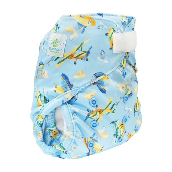 Blümchen Überhose OS (3,5-16 kg) Klett – Bild 3