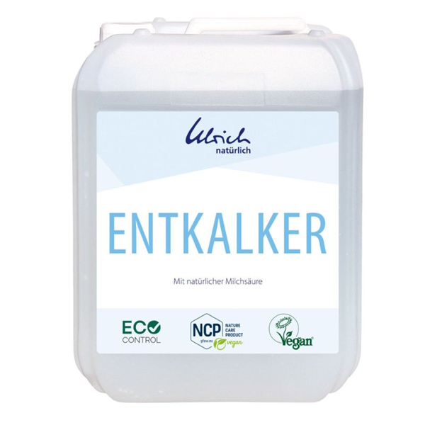 Ein 5 Liter Kanister mit der Aufschrift Entkalker